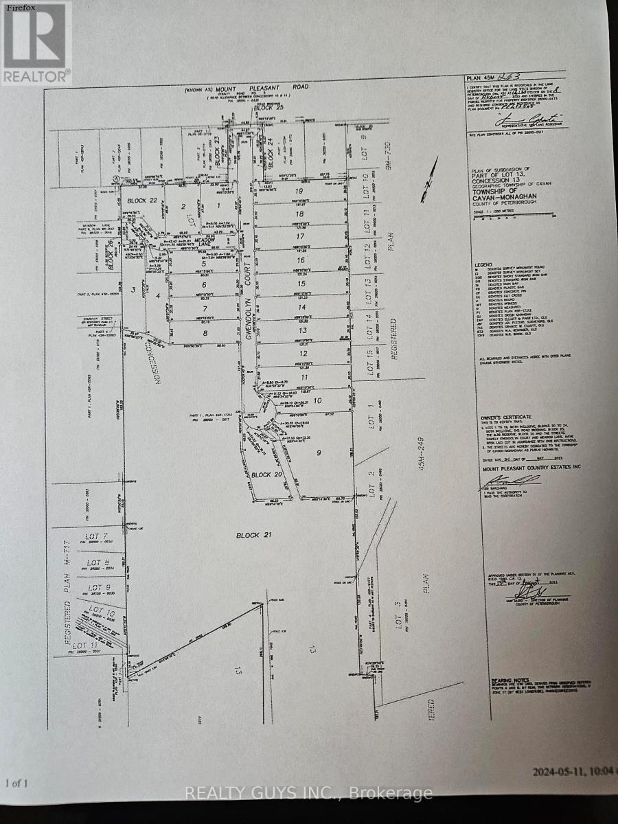 2393 (LOT 11) GWENDOLYN COURT, cavan monaghan (cavan twp), Ontario
